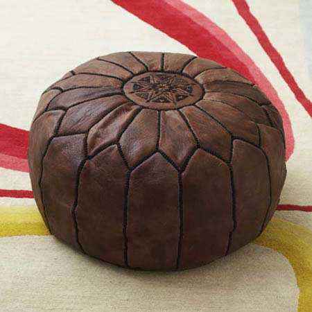 Moroccan Pouffes on Moroccan Pouffes  Moroccan Ottoman  Leather Footstools  Ottomans And